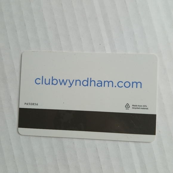 Wyndham Hotel Club Key Room Card Collectible - Picture 2 of 2